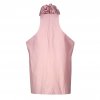 RED VALENTINO PEACHY PINK  TOP WITH HALTER NECK SIZE:IT48